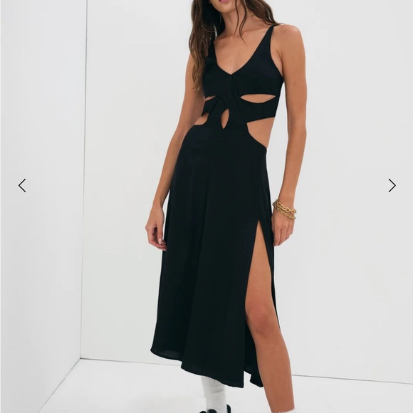 For Love and Lemons Yori Midi Dress - Picture 1 of 10